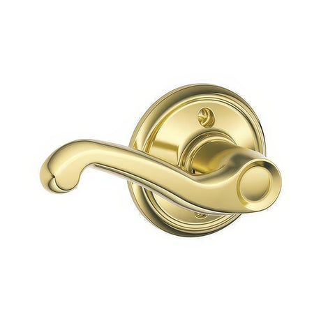 Schlage F170FLA505LH lifetime polished brass dummy door lever
