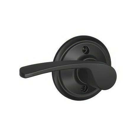 Schlage F170MER622LH matte black dummy door lever