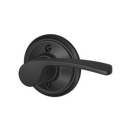 Schlage F170MER622RH matte black dummy door lever