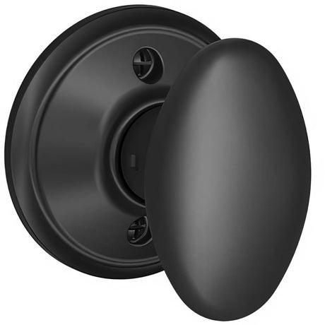 Schlage F170SIE622 matte black dummy door knob