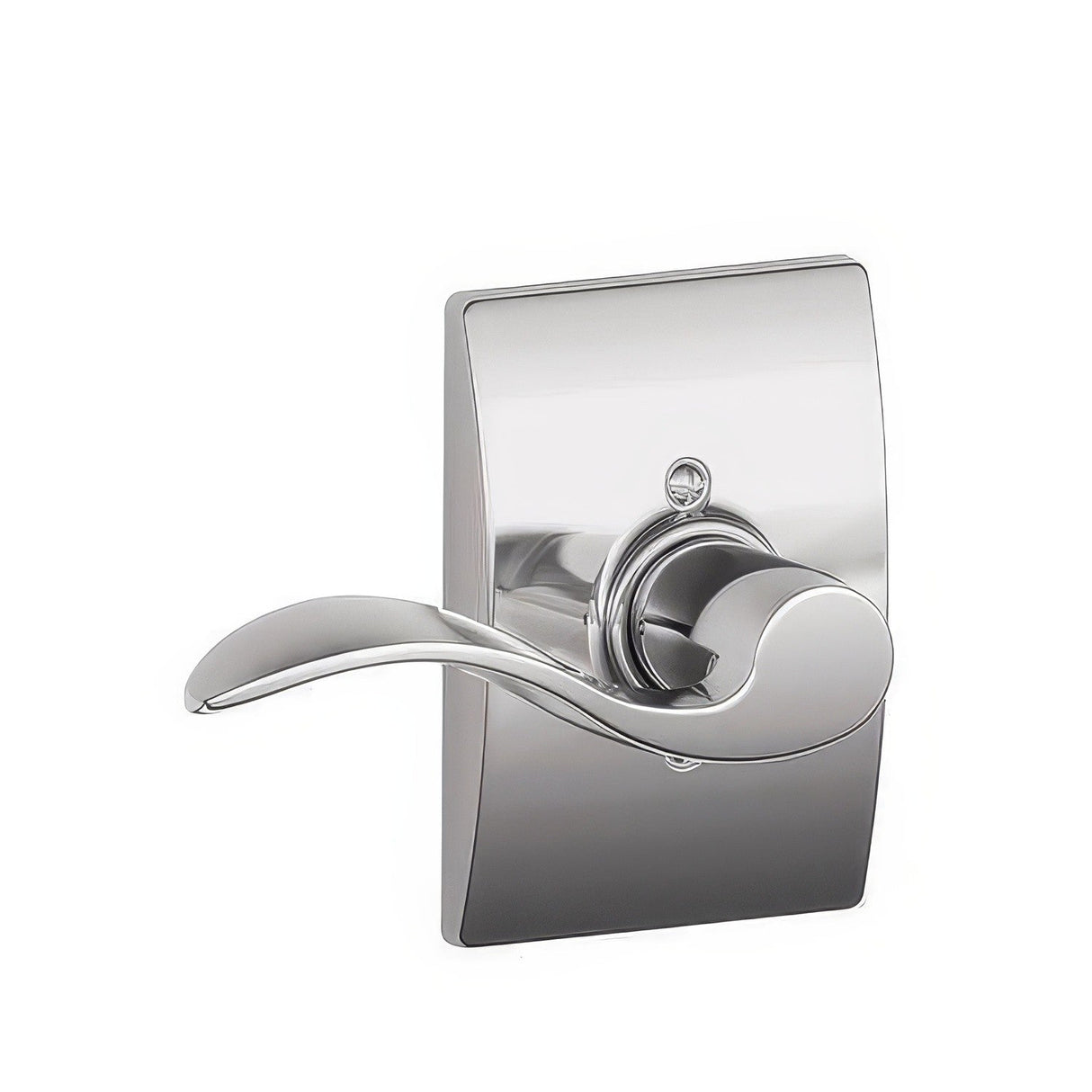 Schlage F170ACC625CENLH F170-ACC-CEN-LH F-Series Accent Left Hand Dummy Door Lever Polished Chrome