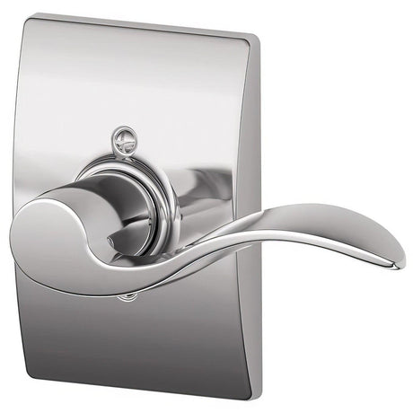 Schlage F170ACC625CENRH F170-ACC-CEN-RH F-Series Accent Right Hand Dummy Door Lever Polished Chrome