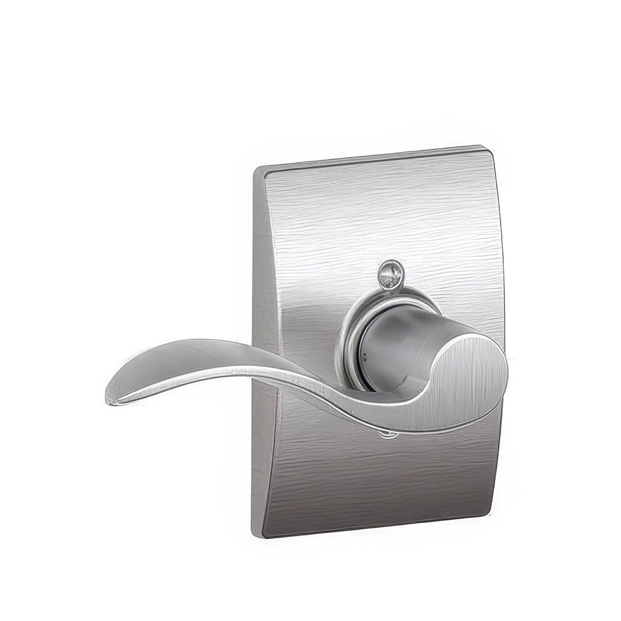 Schlage F170ACC626CENLH F170-ACC-CEN-LH F-Series Accent Left Hand Dummy Door Lever Satin Chrome