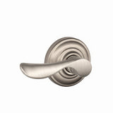Schlage F170CHP619ANDLH FA170-CHP-LH Accents Champagne Left Hand Dummy Door Lever Satin Nickel
