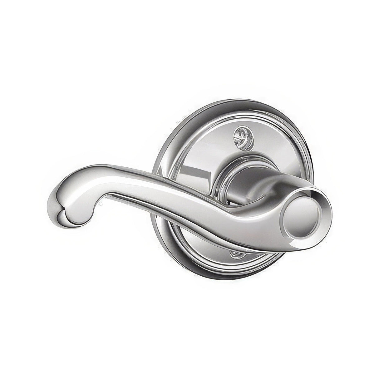 Schlage F170FLA625LH F170-FLA-LH F-Series Flair Single Left Hand Dummy Door Lever Polished Chrome