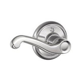Schlage F170FLA625LH F170-FLA-LH F-Series Flair Single Left Hand Dummy Door Lever Polished Chrome