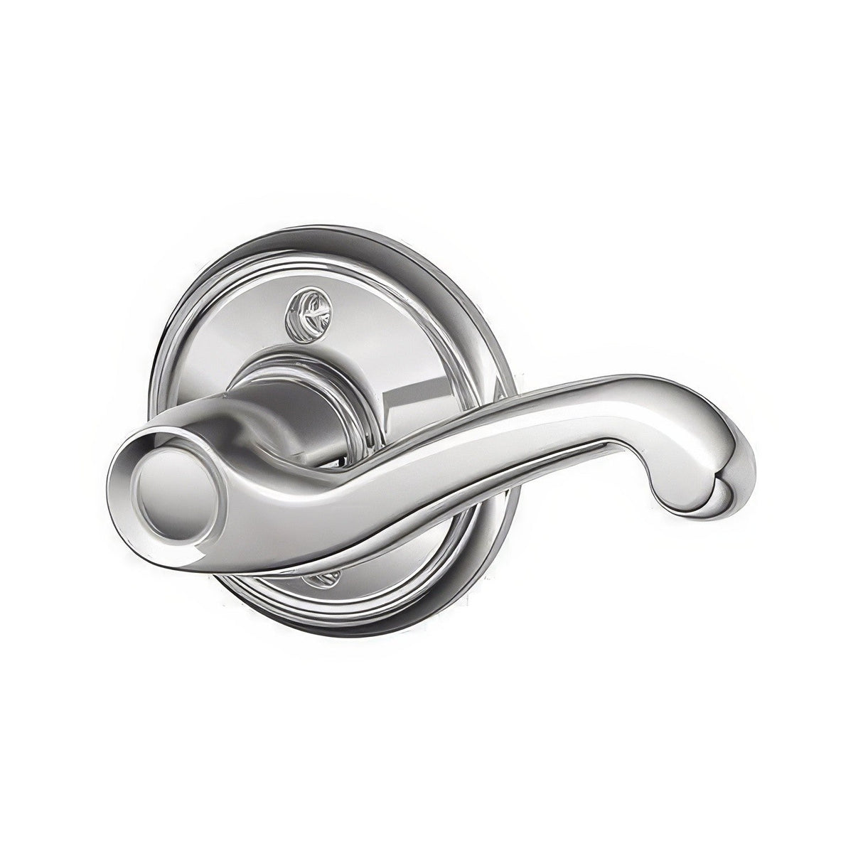 Schlage F170FLA625RH F170-FLA-RH F-Series Flair Single Right Hand Dummy Door Lever Polished Chrome