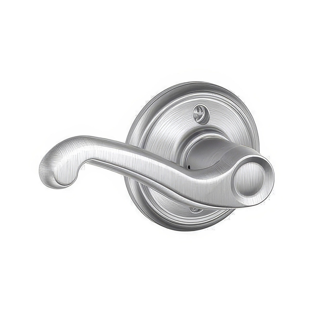 Schlage F170FLA626LH F170-FLA-LH F-Series Flair Single Left Hand Dummy Door Lever Satin Chrome