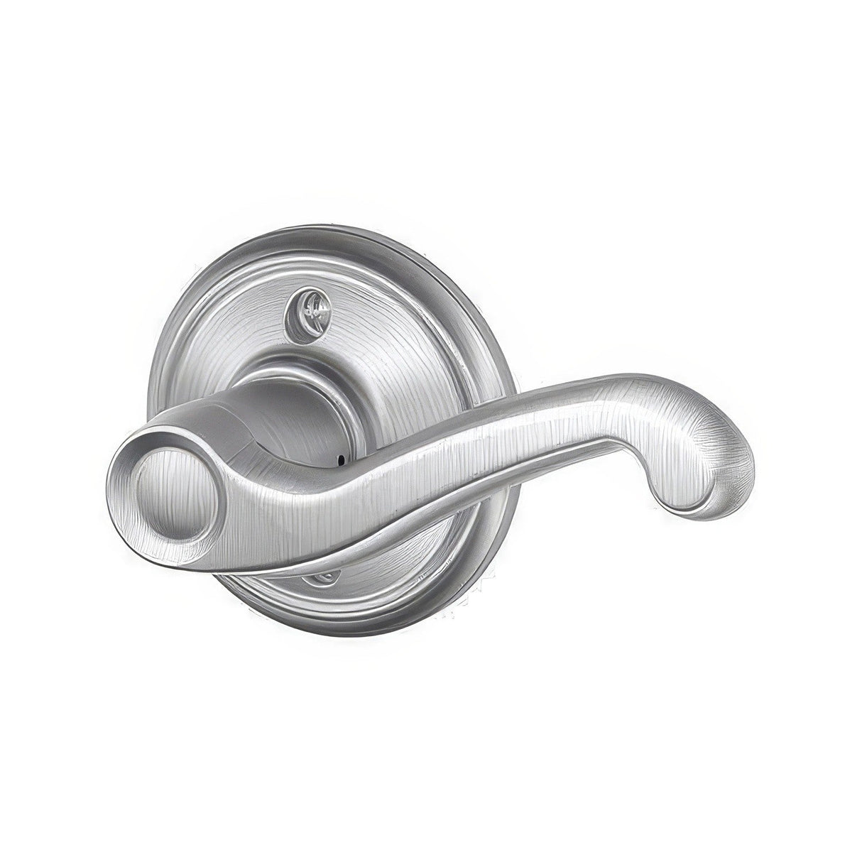 Schlage F170FLA626RH F170-FLA-RH F-Series Flair Single Right Hand Dummy Door Lever Satin Chrome