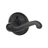 Schlage F170FLA716RH F170-FLA-RH F-Series Flair Single Right Hand Dummy Door Lever Aged Bronze