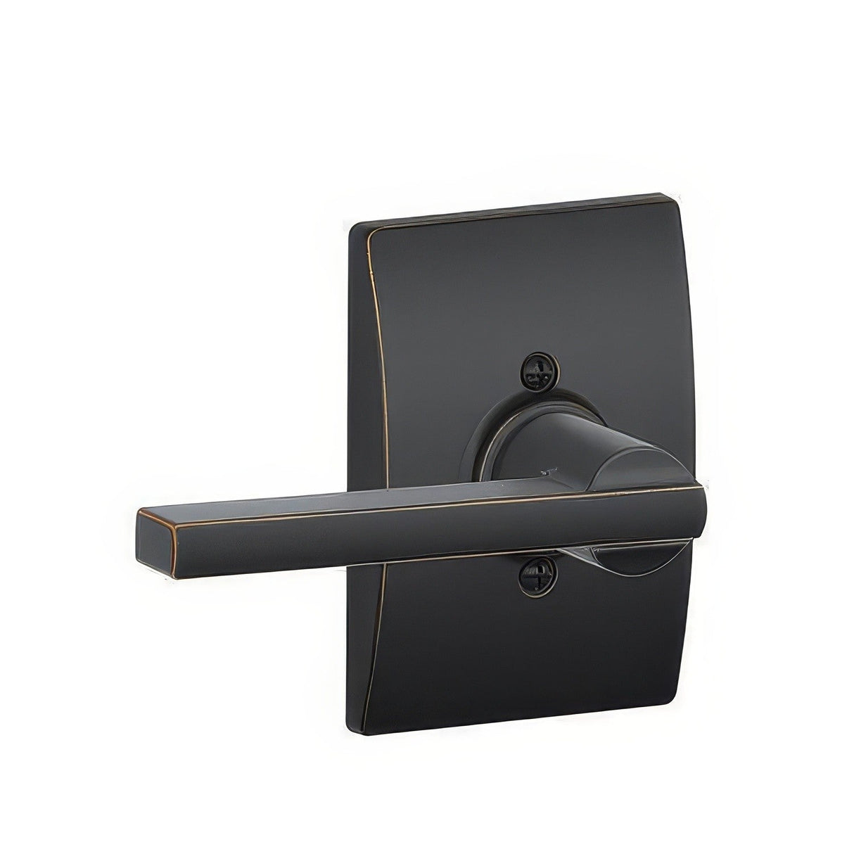 Schlage F170LAT716CEN F170-LAT-CEN F-Series Latitude Dummy Door Lever Aged Bronze