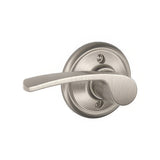 Schlage F170MER619LH F170-MER-LH F-Series Merano Left Hand Dummy Door Lever Satin Nickel