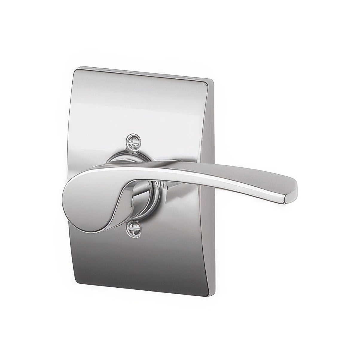Schlage F170MER625CENRH F170-MER-CEN-RH F-Series Right Hand Merano Dummy Door Lever Polished Chrome