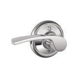 Schlage F170MER625LH F170-MER-LH F-Series Merano Left Hand Dummy Door Lever Polished Chrome