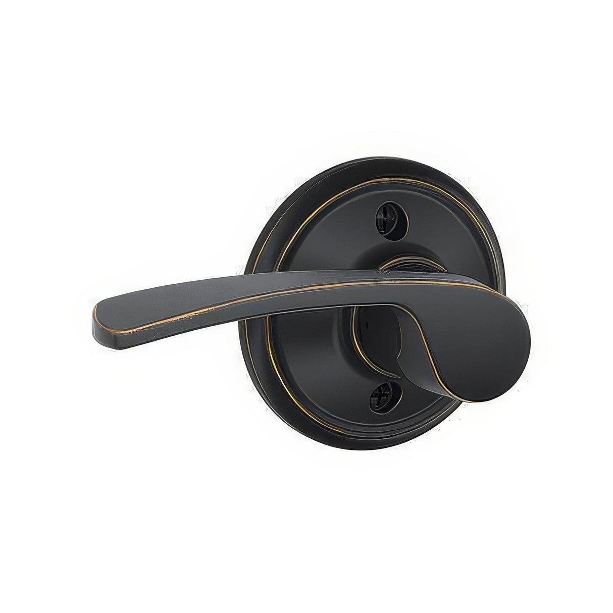 Schlage F170MER716LH F170-MER-LH F-Series Merano Left Hand Dummy Door Lever Aged Bronze