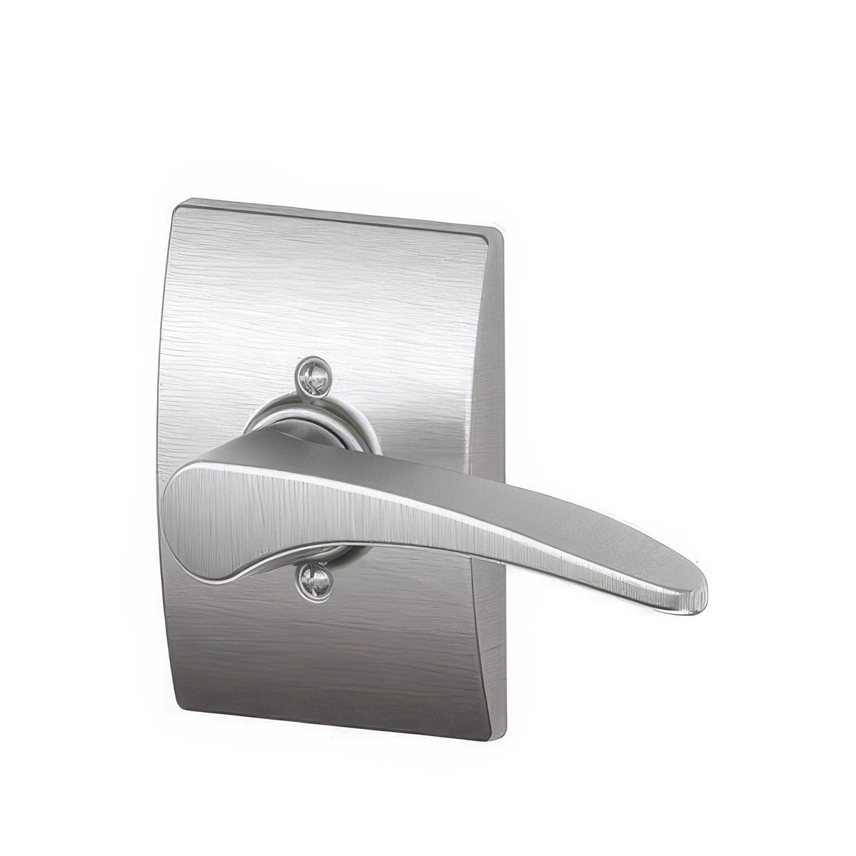 Schlage F170MNH619CENRH F170-MNH-CEN-RH F-Series Manhattan Right Hand Dummy Door Lever Satin Nickel