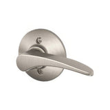 Schlage F170MNH619RH F170-MNH-RH F-Series Manhattan Single Right Hand Dummy Door Lever Satin Nickel