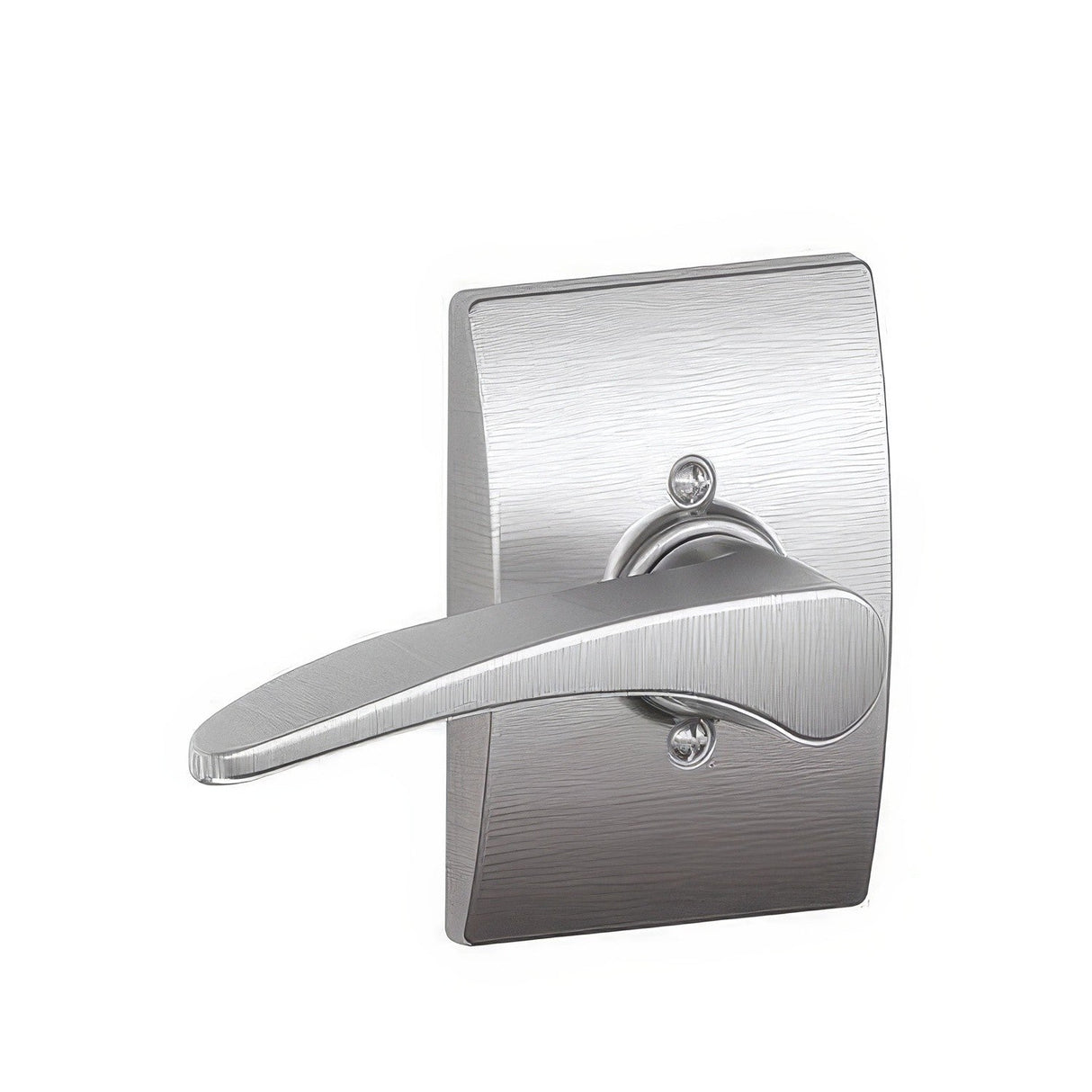 Schlage F170MNH626CENLH F170-MNH-CEN-LH F-Series Manhattan Left Hand Dummy Door Lever Satin Chrome