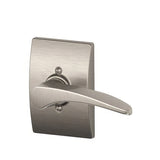 Schlage F170MNH626CENRH F170-MNH-CEN-RH F-Series Manhattan Right Hand Dummy Door Lever Satin Chrome