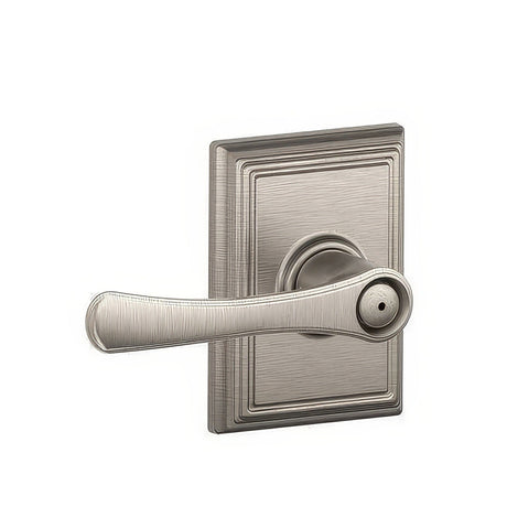 Schlage F40VLA619ADD satin nickel privacy door lever