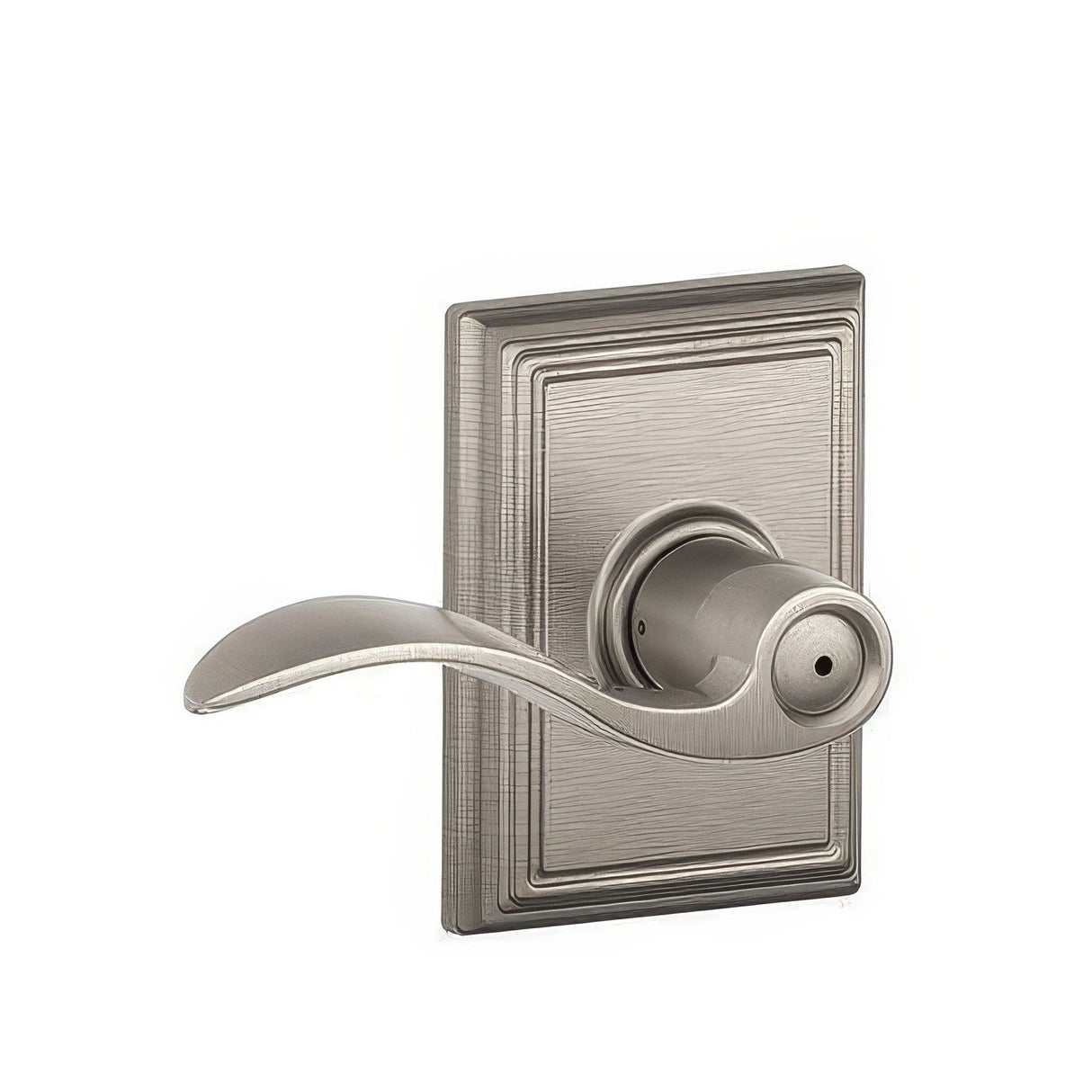 Schlage F40ACC619ADD F40-ACC-ADD F-Series Accent Privacy Door Lever Satin Nickel