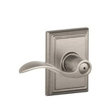 Schlage F40ACC619ADD F40-ACC-ADD F-Series Accent Privacy Door Lever Satin Nickel