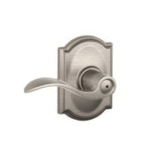 Schlage F40ACC619CAM F40-ACC-CAM F-Series Accent Privacy Door Lever Satin Nickel