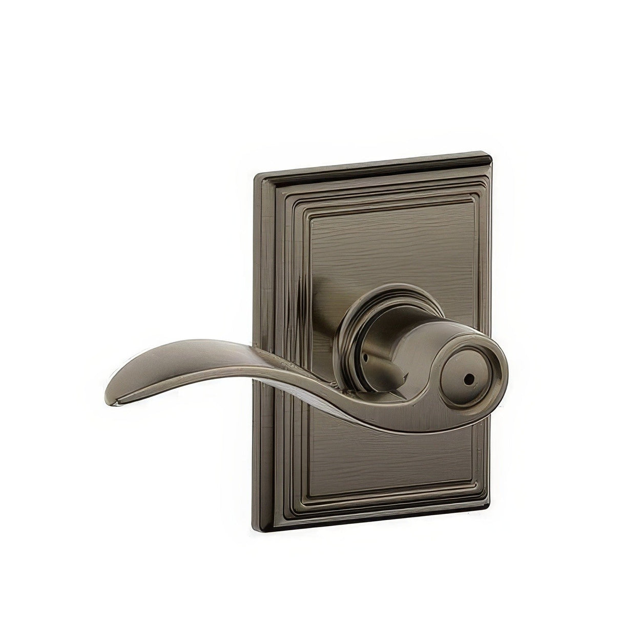 Schlage F40ACC620ADD F40-ACC-ADD F-Series Accent Privacy Door Lever Antique Pewter
