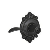 Schlage F40ACC622BRK F40-ACC-BRK F-Series Accent Privacy Door Lever Matte Black