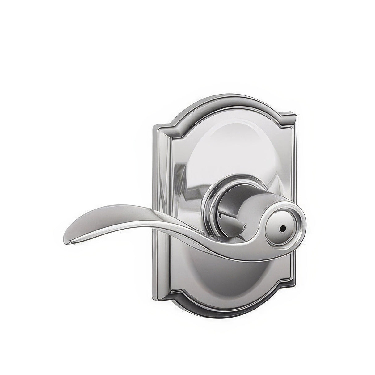 Schlage F40ACC625CAM F40-ACC-CAM F-Series Accent Privacy Door Lever Polished Chrome