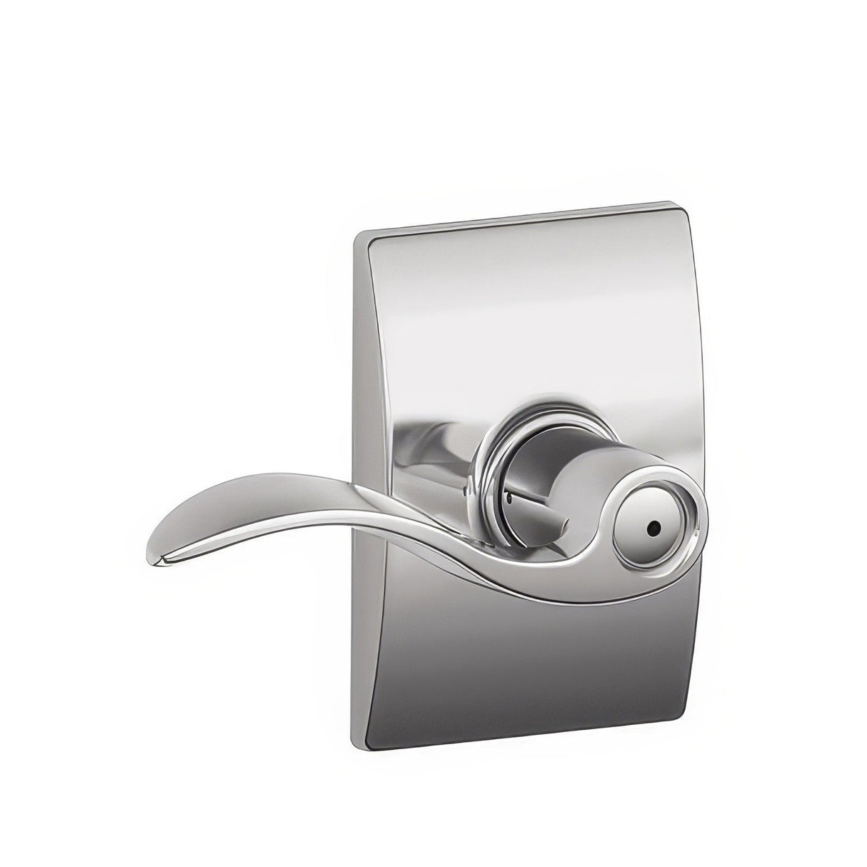 Schlage F40ACC625CEN F40-ACC-CEN F-Series Accent Privacy Door Lever Polished Chrome