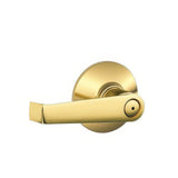 Schlage F40ELA605 F40-ELA F-Series Elan Privacy Door Lever Polished Brass
