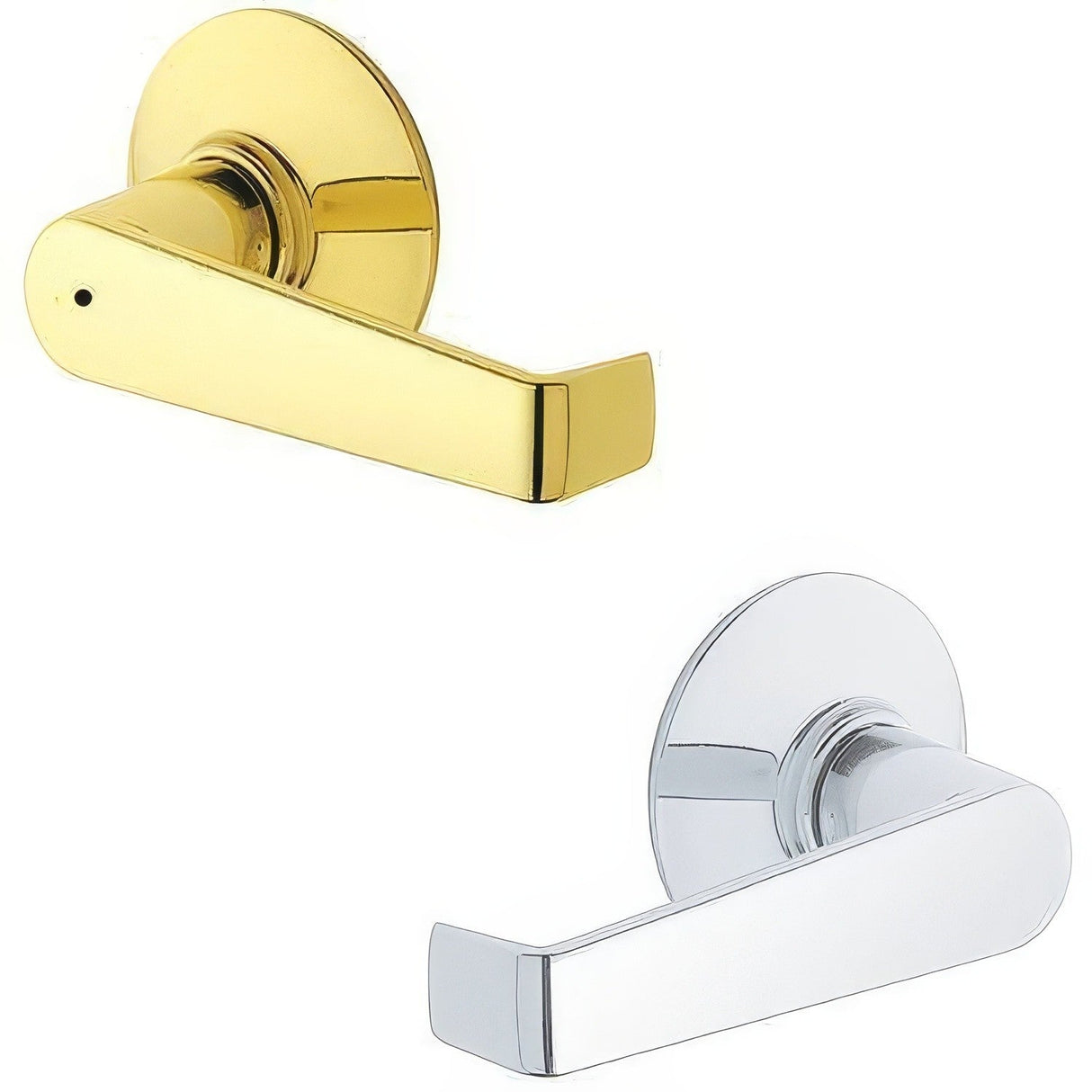 Schlage F40ELA625 F40-ELA F-Series Elan Privacy Door Lever Polished Chrome