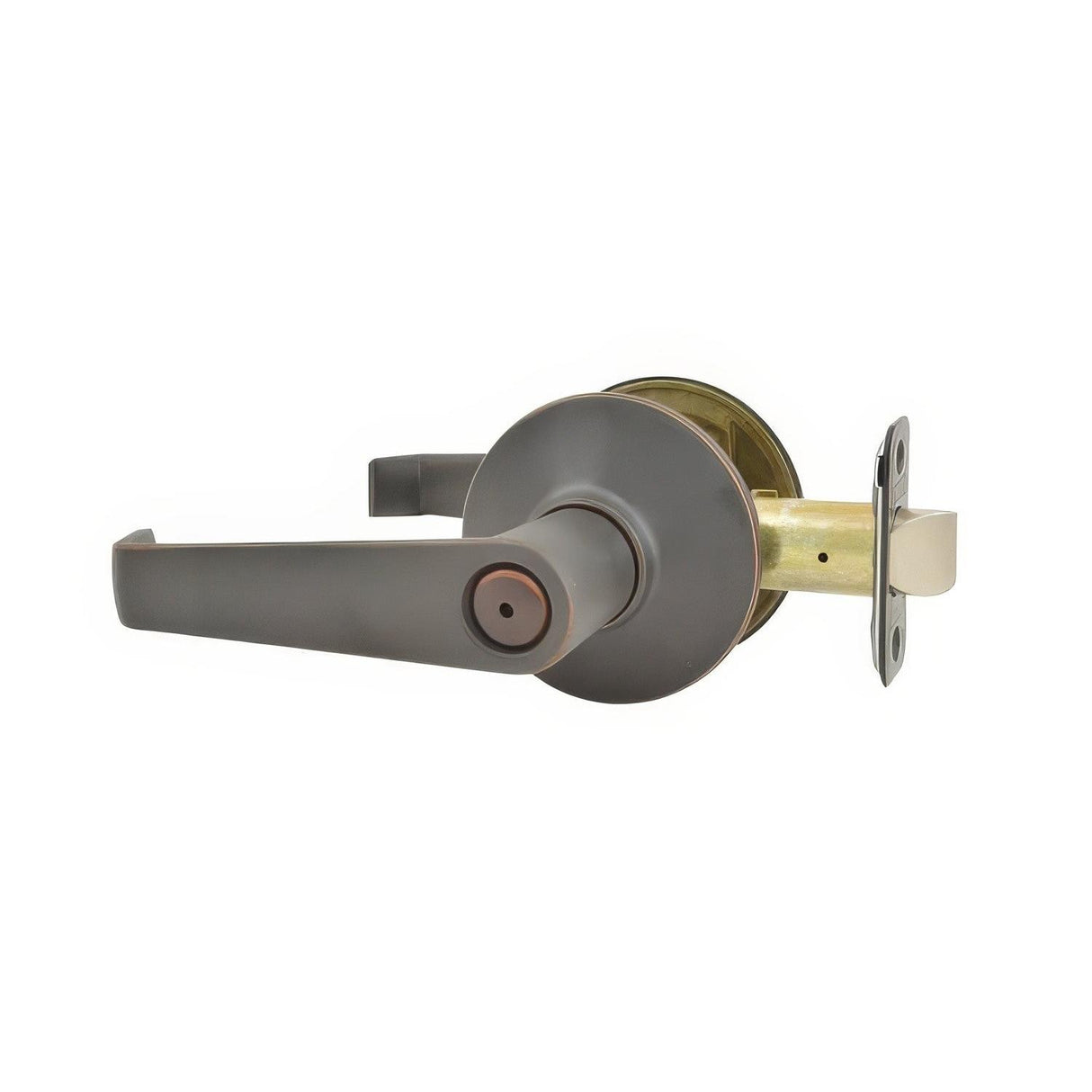 Schlage F40ELA716 F40-ELA F-Series Elan Privacy Door Lever Aged Bronze