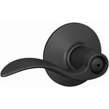 Schlage F40FLA619 F40-FLA F-Series Flair Privacy Door Lever Satin Nickel