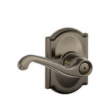 Schlage F40FLA620CAM F40-FLA-CAM F-Series Flair Privacy Door Lever Antique Pewter