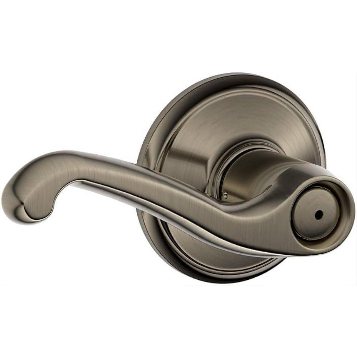 Schlage F40FLA622 F40-FLA F-Series Flair Privacy Door Lever Matte Black