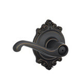 Schlage F40FLA716BRK F40-FLA-BRK F-Series Flair Privacy Door Lever Aged Bronze