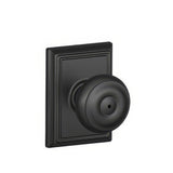 Schlage F40GEO622ADD F40-GEO-ADD F-Series Georgian Privacy Door Knob Matte Black