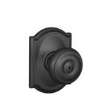 Schlage F40GEO622CAM F40-GEO-CAM F-Series Georgian Privacy Door Knob Matte Black