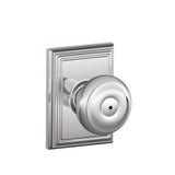 Schlage F40GEO625ADD F40-GEO-ADD F-Series Georgian Privacy Door Knob Polished Chrome