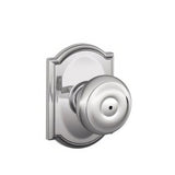 Schlage F40GEO625CAM F40-GEO-CAM F-Series Georgian Privacy Door Knob Polished Chrome