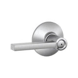 Schlage F40LAT626 F40-LAT F-Series Latitude Reversible Privacy Door Lever Satin Chrome