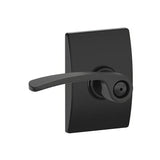 Schlage F40MER622CEN F40-MER-CEN F-Series Merano Privacy Door Lever Matte Black
