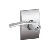 Schlage F40MER626CEN F40-MER-CEN F-Series Merano Privacy Door Lever Satin Chrome