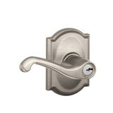 Schlage F51AFLA619CAM F51A-FLA-CAM F-Series Keyed Entry Door Lever Satin Nickel