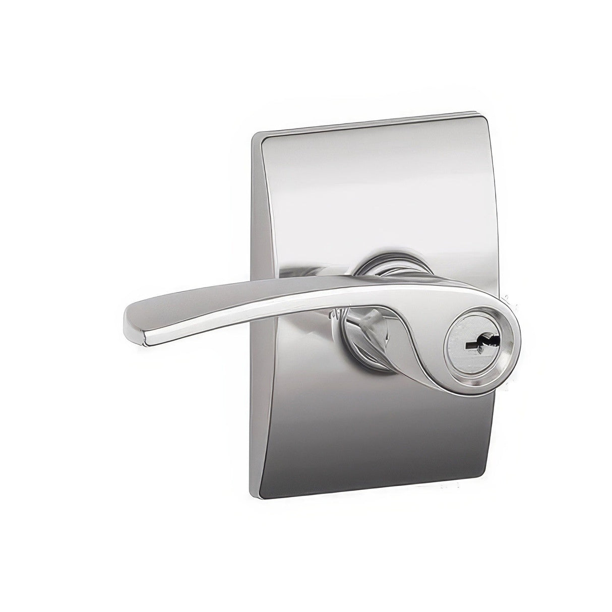 Schlage F51AMER625CEN F51A-MER-CEN Merano Keyed Entry Door Lever Polished Chrome