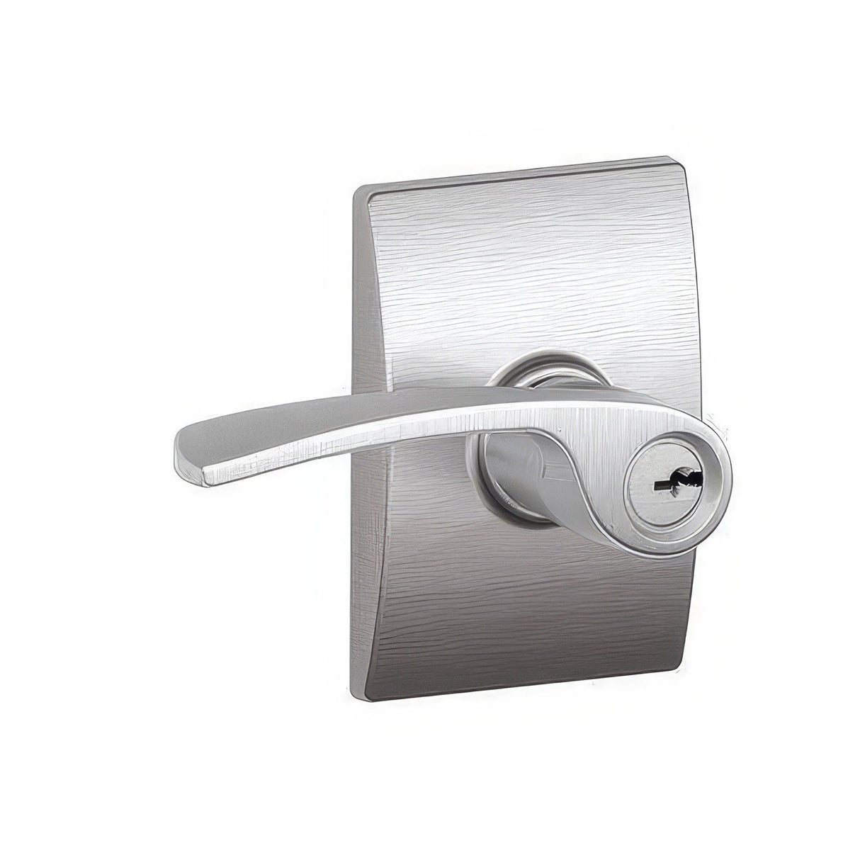Schlage F51AMER626CEN F51A-MER-CEN Merano Keyed Entry Door Lever Satin Chrome