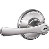 Schlage F51AVLA625 F51A-VLA Avila Keyed Entry Door Lever Polished Chrome