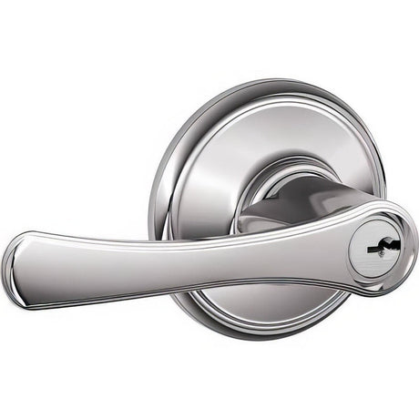 Schlage F51AVLA626 F51A-VLA Avila Keyed Entry Door Lever Satin Chrome
